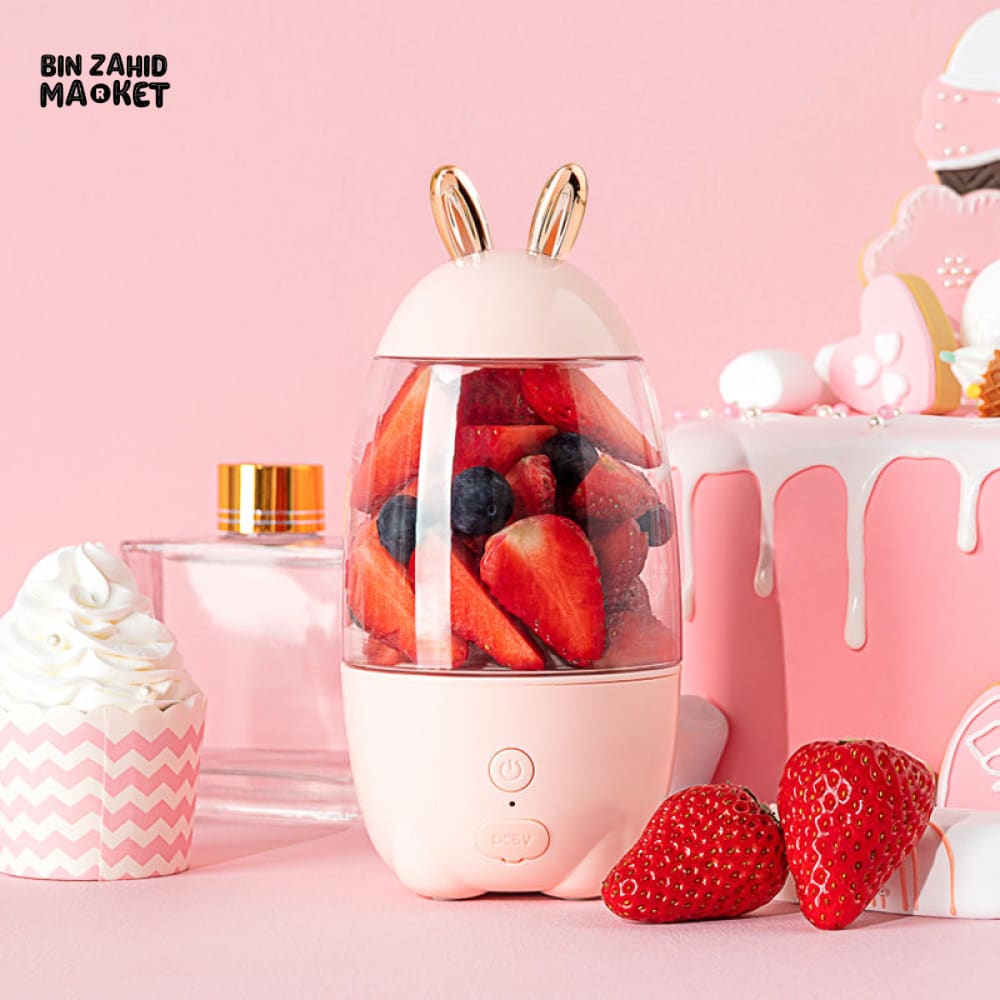 PORTABLE MINI ELECTRIC JUICER RECHARGEABLE HOME BLENDER CUP
