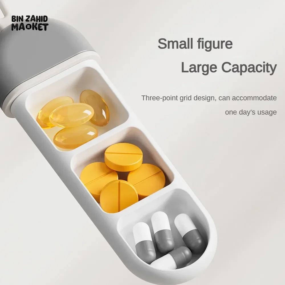 PORTABLE PILL ORGANIZER TRAVEL MEDICINE BOX