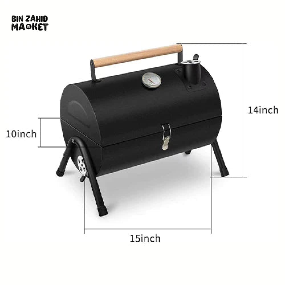 PORTABLE SMOKELESS FOLDING BBQ STOVE