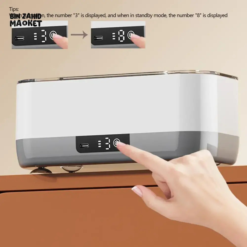 PORTABLE ULTRASONIC CLEANER – FOR JEWELRY WATCHES & MAKEUP BRUSHES