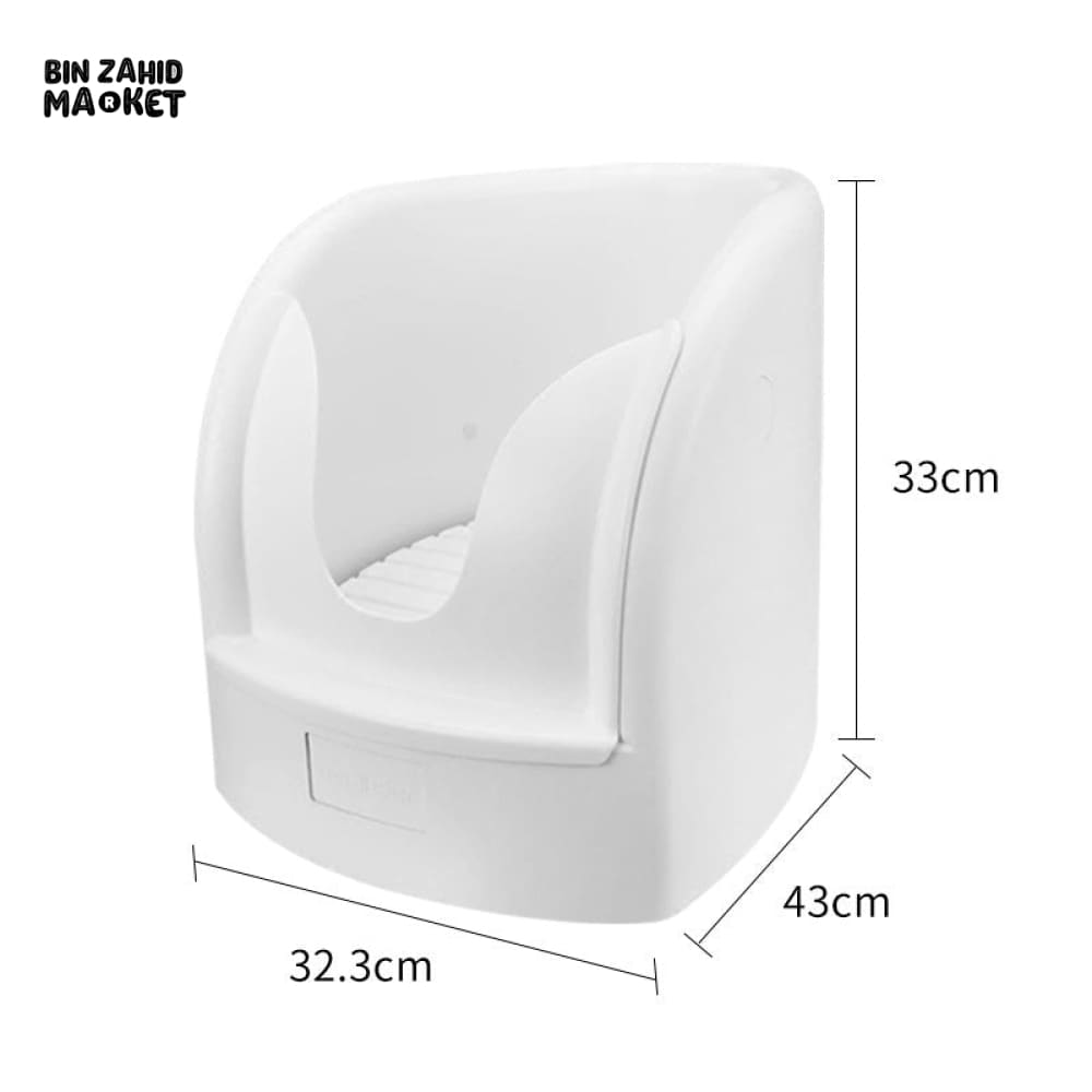 PORTABLE WUDU FOOT WASHER BASIN – AUTOMATIC PLASTIC FOOT SPA FOR HOME & BATHROOM USE