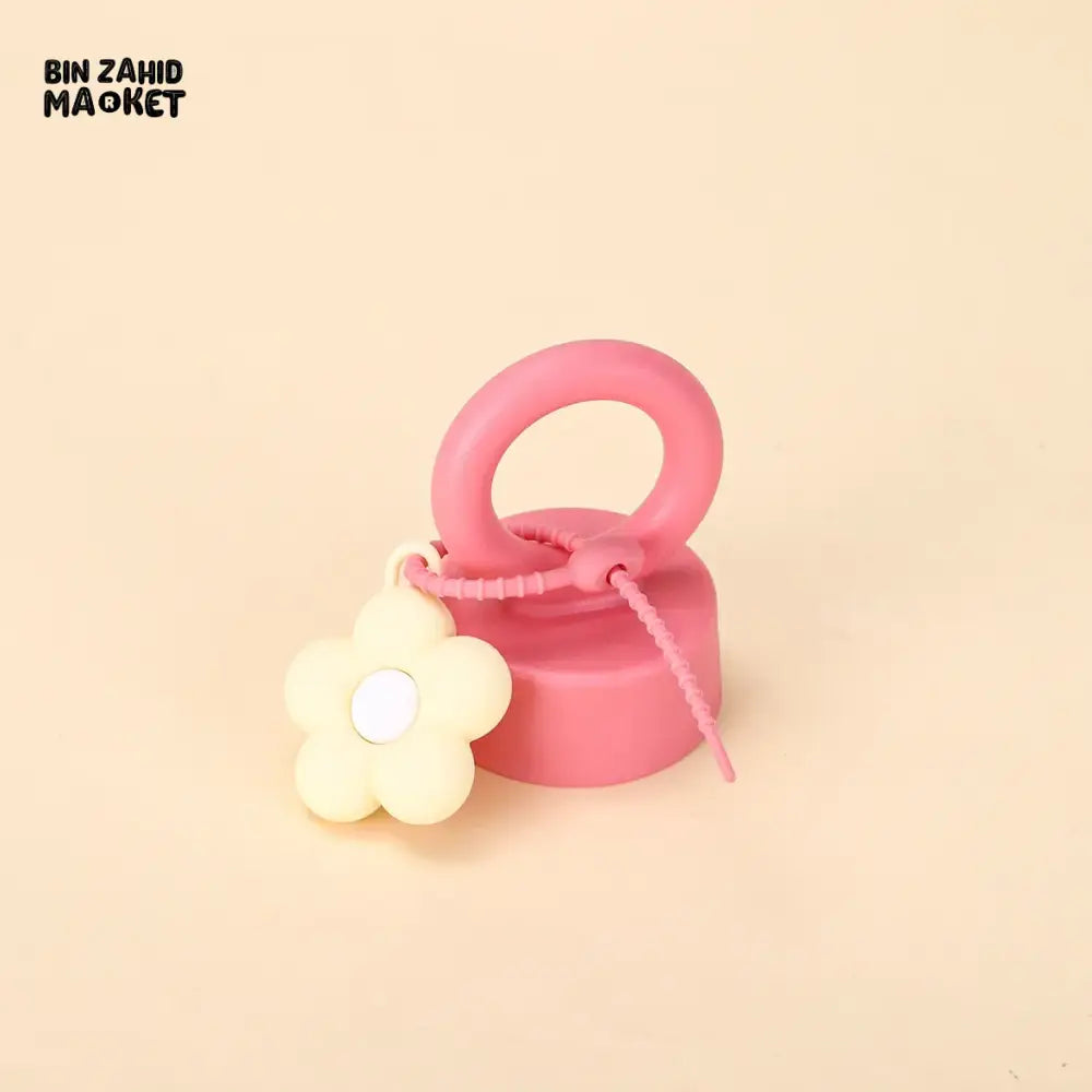 PREMIUM 316 STAINLESS STEEL SPORTS WATER BOTTLE 450ML – PORTABLE FLOWER CUP WITH HANDLE