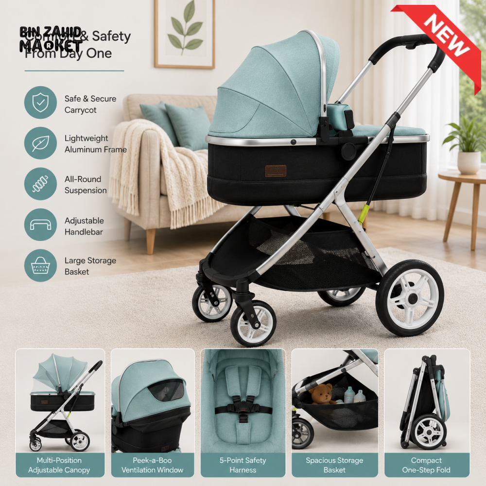 PREMIUM BABY BASSINET STROLLER