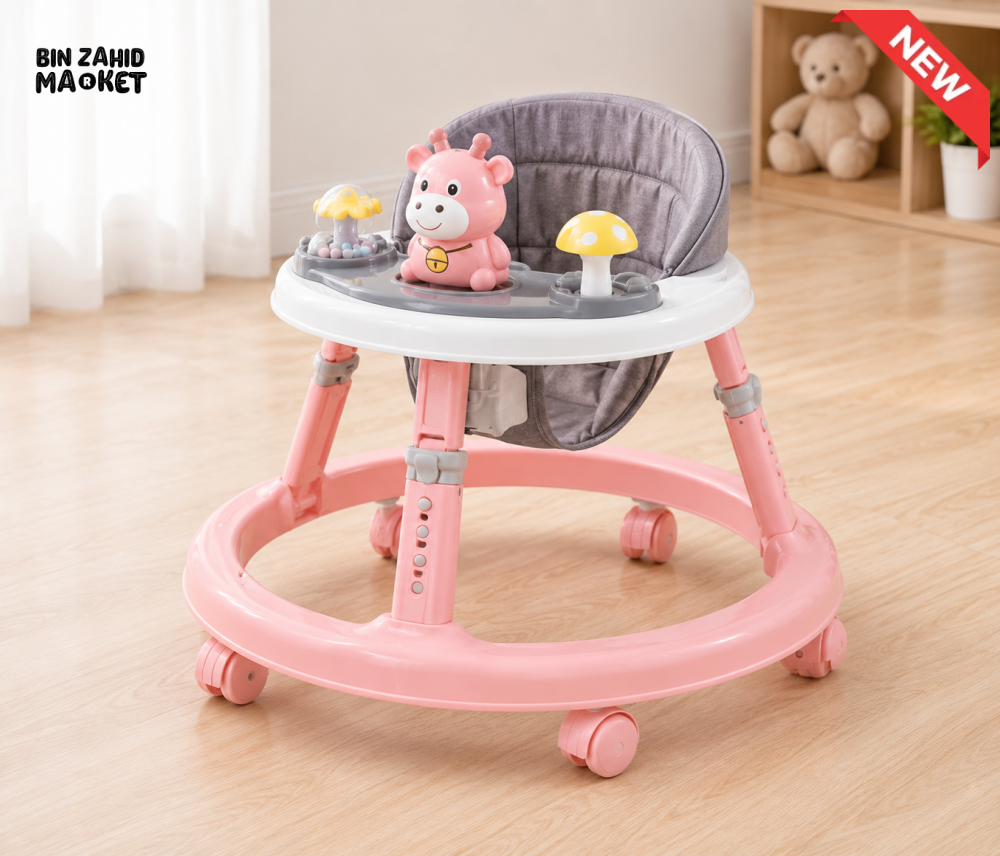 PREMIUM BABY WALKER - PINK