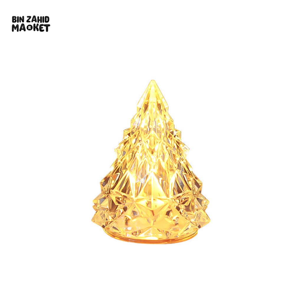 PREMIUM CRYSTAL TREE SHAPED LED CANDLE – FESTIVE DECOR LIGHT