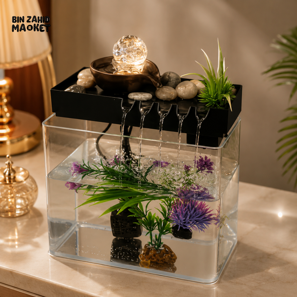PREMIUM DESKTOP WATERFALL FOUNTAIN AQUARIUM