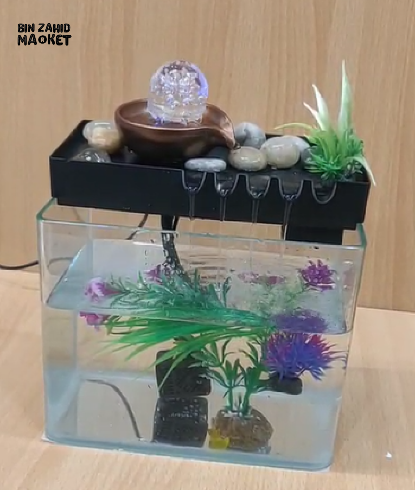 PREMIUM DESKTOP WATERFALL FOUNTAIN AQUARIUM