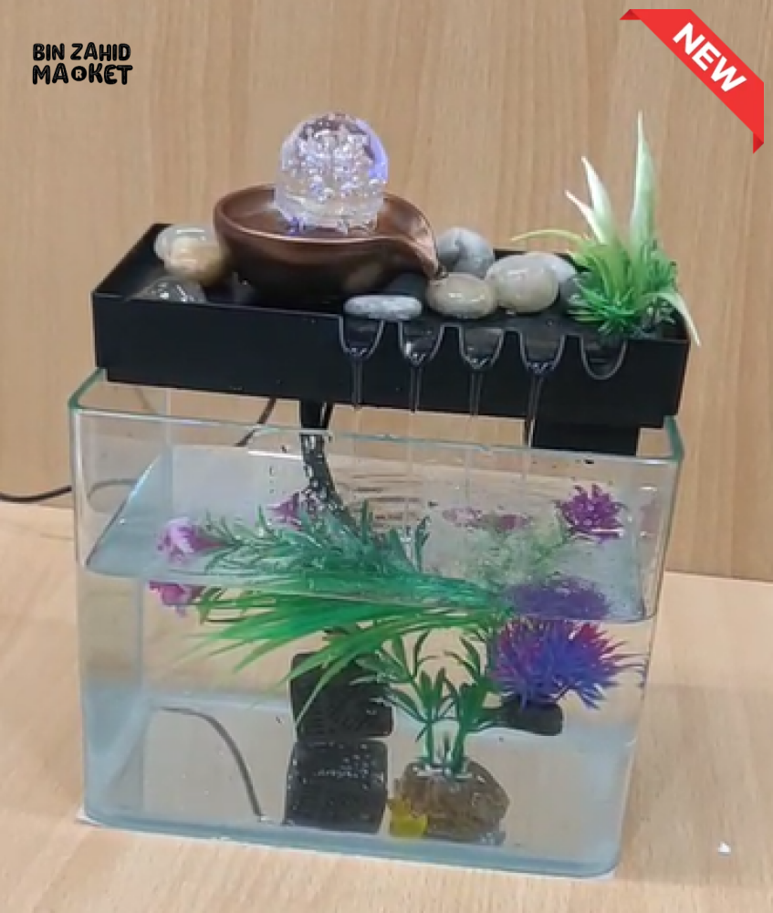 PREMIUM DESKTOP WATERFALL FOUNTAIN AQUARIUM