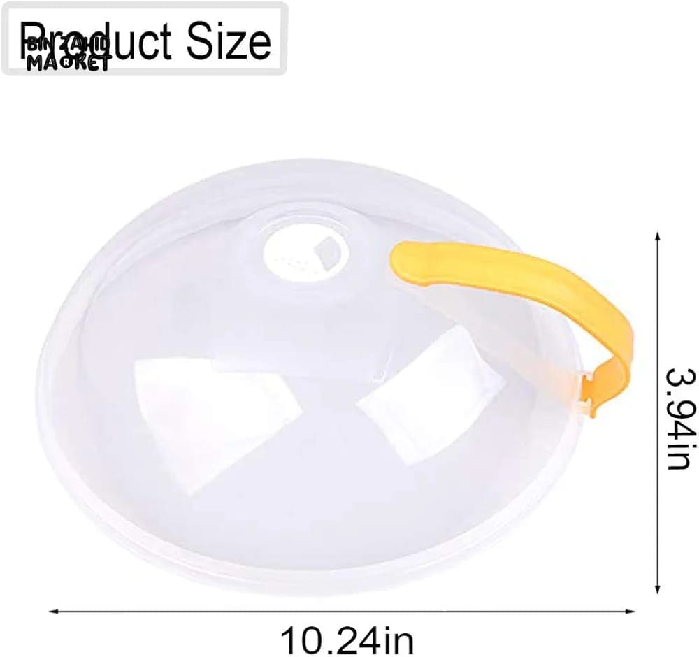 PREMIUM MICROWAVE SPLATTER COVER WITH STEAM VENT
