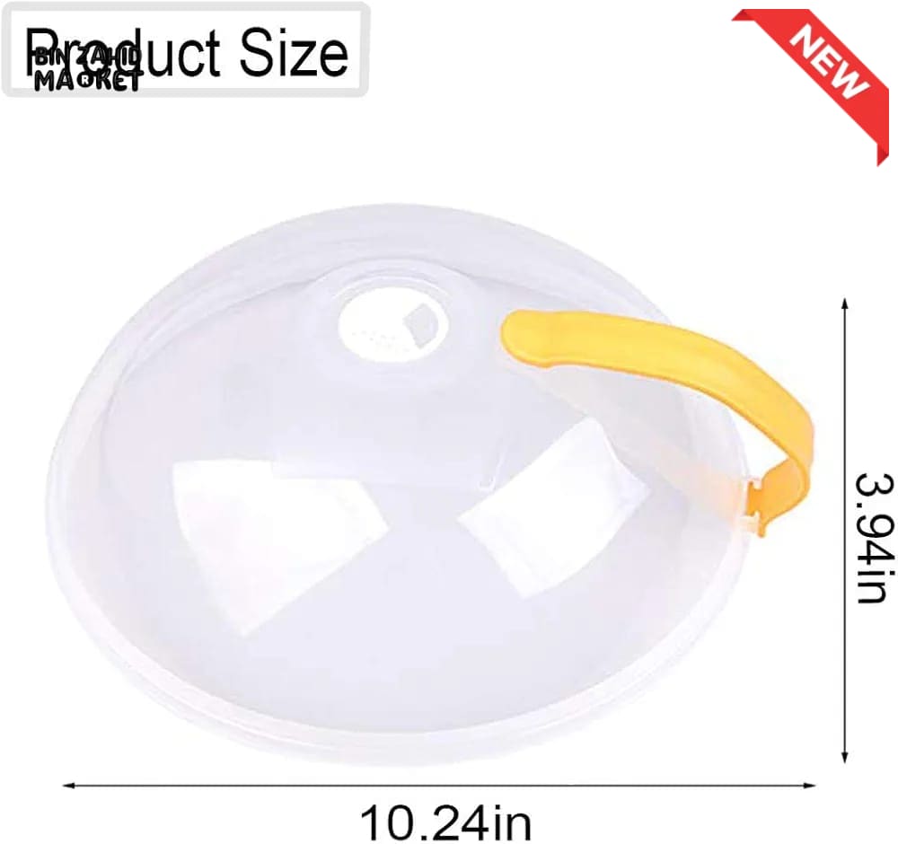 PREMIUM MICROWAVE SPLATTER COVER WITH STEAM VENT