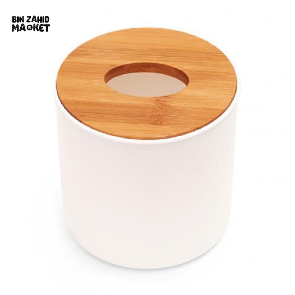 PREMIUM NAPKIN HOLDER – ROUND TISSUE CASE FOR KITCHEN & LIVING ROOM