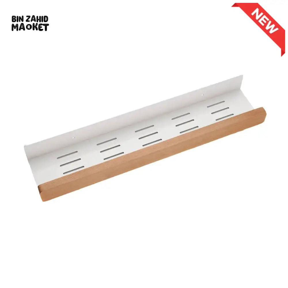 PREMIUM NO-DRILL WALL-MOUNT BATHROOM & KITCHEN STORAGE SHELF