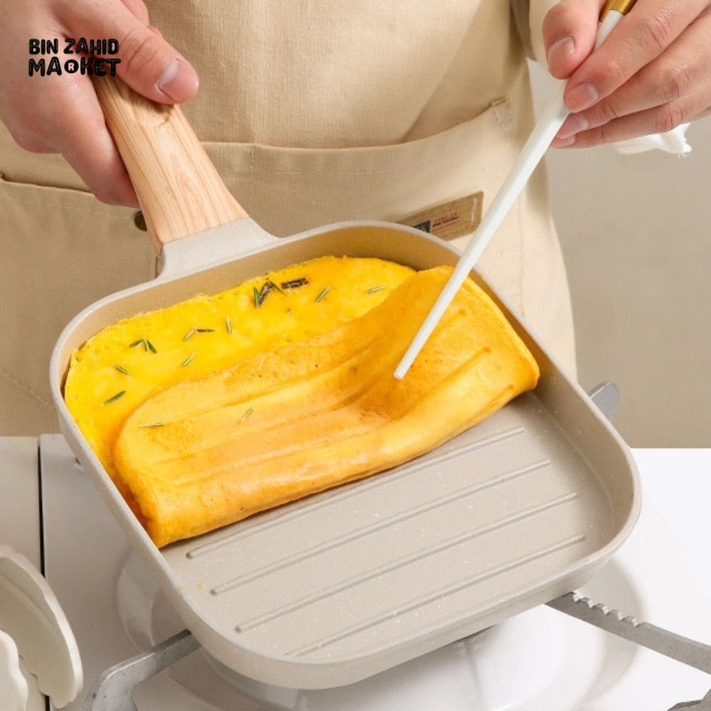 PREMIUM NON-STICK SQUARE GRILL & STEAK PAN