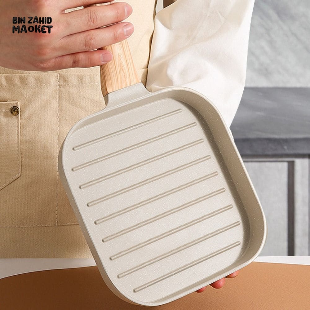 PREMIUM NON-STICK SQUARE GRILL & STEAK PAN