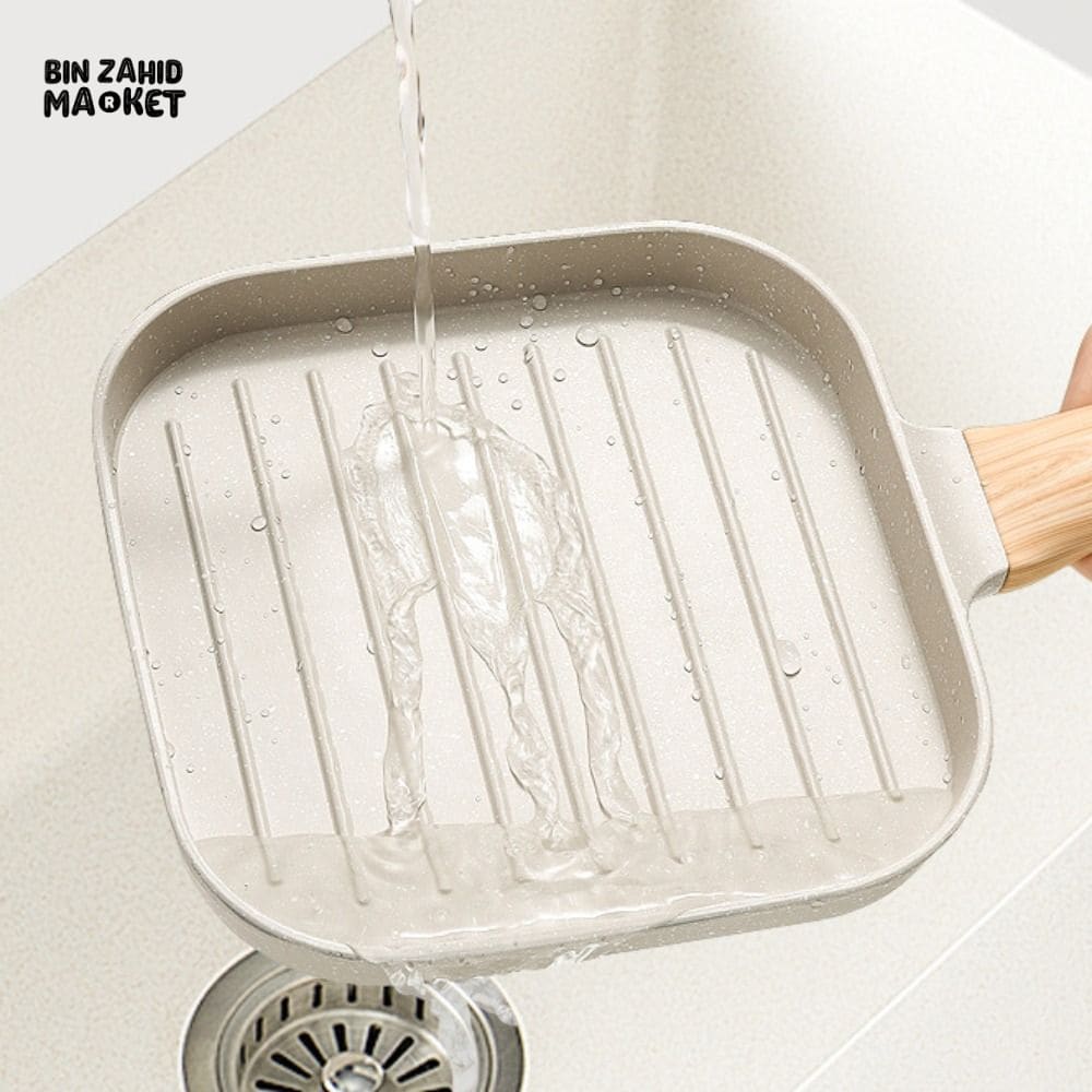 PREMIUM NON-STICK SQUARE GRILL & STEAK PAN