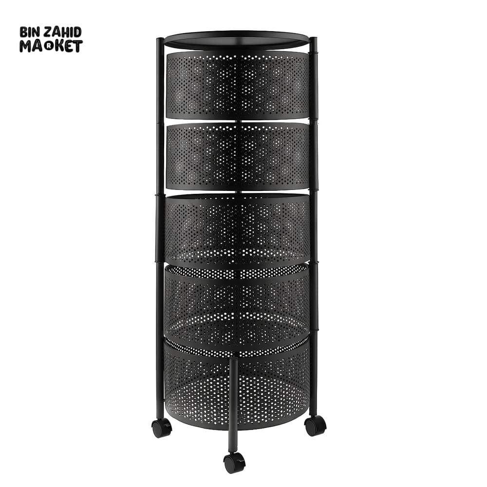 PREMIUM ROUND METAL TROLLEY