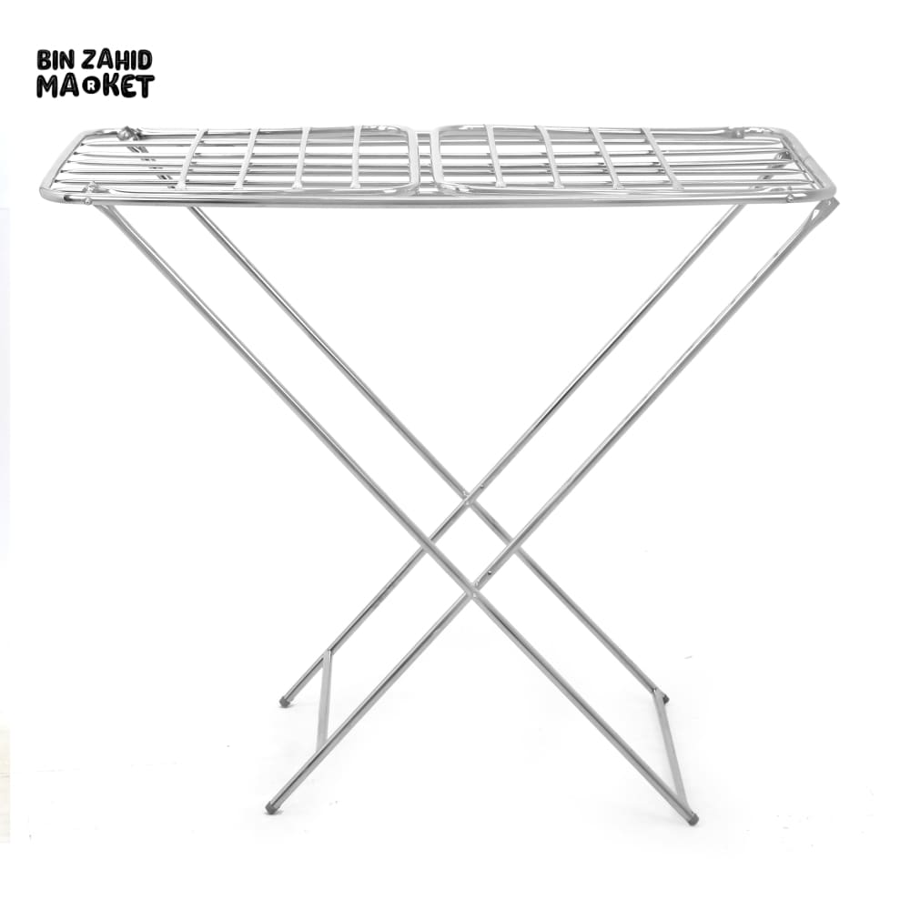 PREMIUM STAINLESS STEEL CLOTHES DRYER RACK – FOLDABLE RUST-RESISTANT & SPACE-SAVING DESIGN