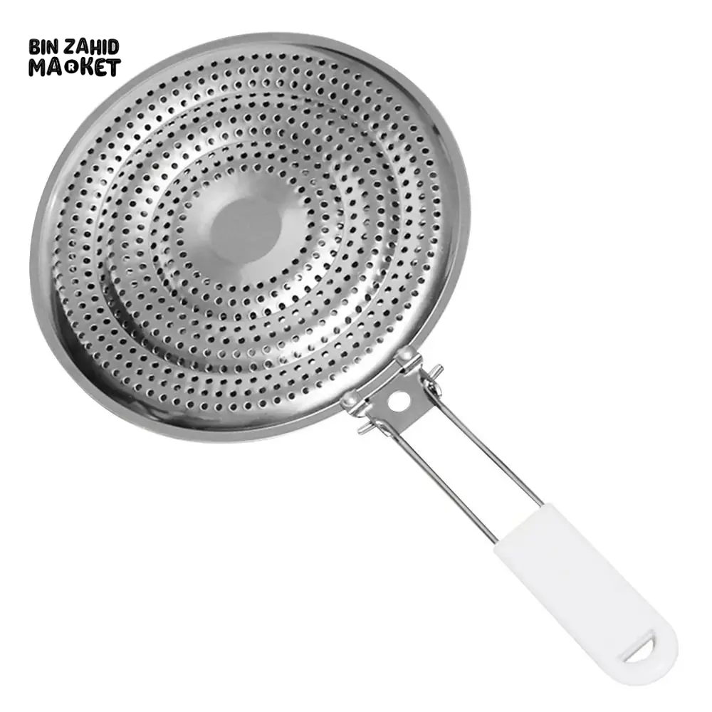 PREMIUM STAINLESS STEEL HEAT DIFFUSER MAT FOLDABLE & DURABLE POT STAND THICKENED DESIGN FOR SAFE & EVEN COOKING