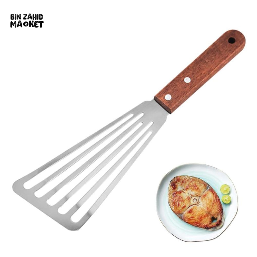 PREMIUM STAINLESS STEEL SLOTTED SPATULA FOR COOKING & GRILLING
