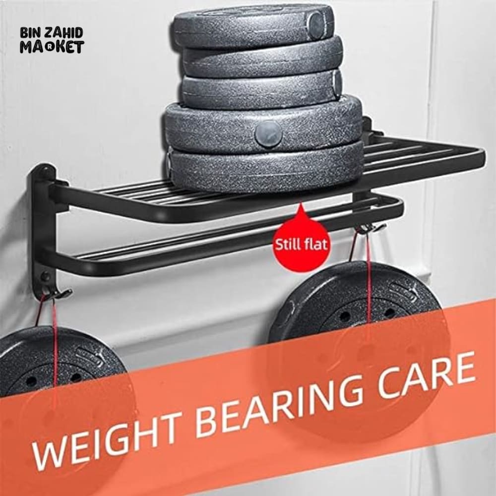 PREMIUM WALL MOUNTED TOWEL STORAGE RACK