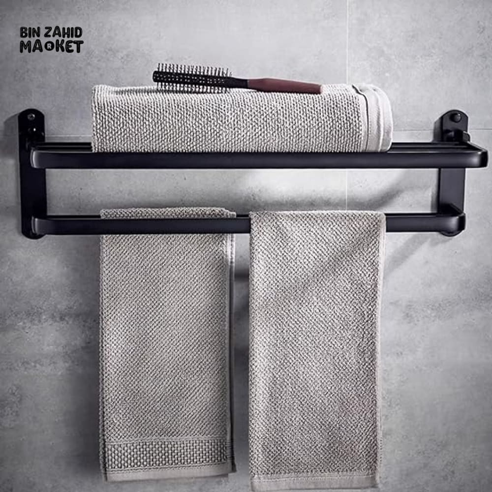 PREMIUM WALL MOUNTED TOWEL STORAGE RACK