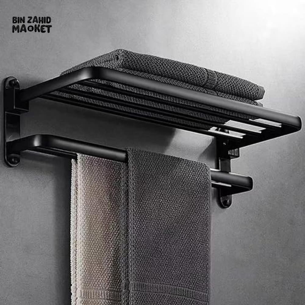 PREMIUM WALL MOUNTED TOWEL STORAGE RACK