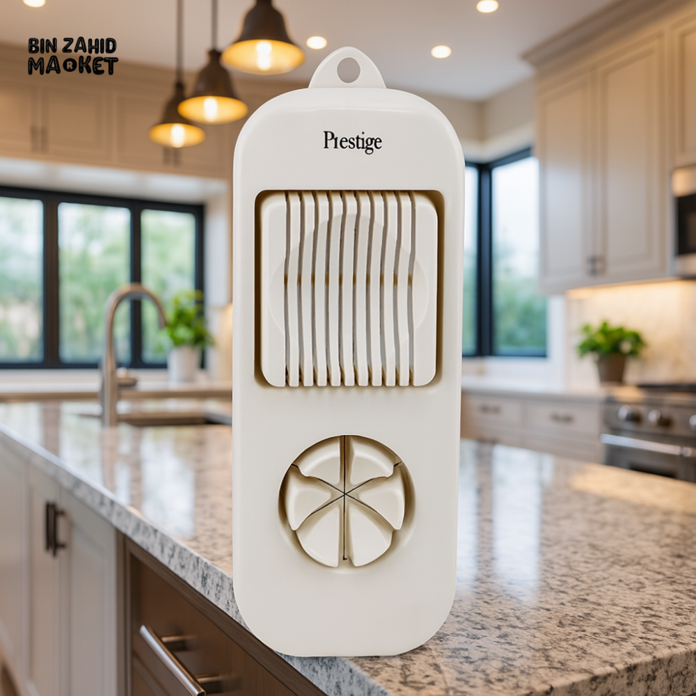 PRESTIGE 2-IN-1 EGG SLICER AND WEDGE CUTTER – MULTIFUNCTIONAL KITCHEN TOOL