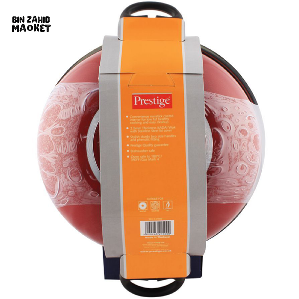 PRESTIGE CLASSIQUE KADAI 30CM – HEAVY DUTY NON-STICK DEEP COOKING PAN