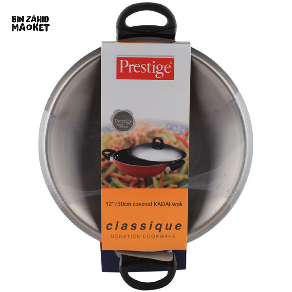 PRESTIGE CLASSIQUE KADAI 30CM – HEAVY DUTY NON-STICK DEEP COOKING PAN