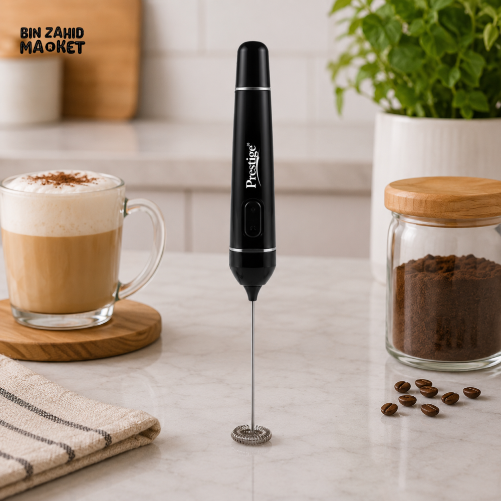 PRESTIGE HANDHELD ELECTRIC COFFEE FROTHER – MILK FOAM MAKER - 57263