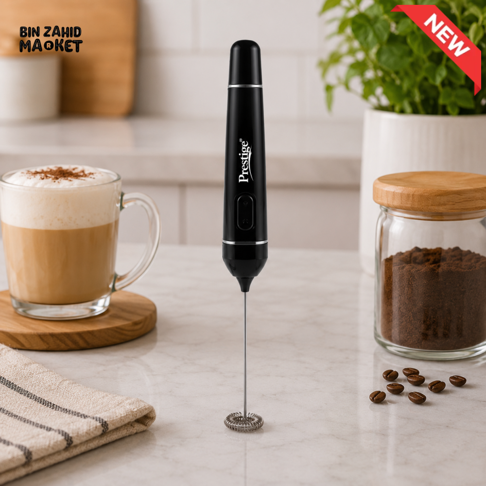 PRESTIGE HANDHELD ELECTRIC COFFEE FROTHER – MILK FOAM MAKER - 57263