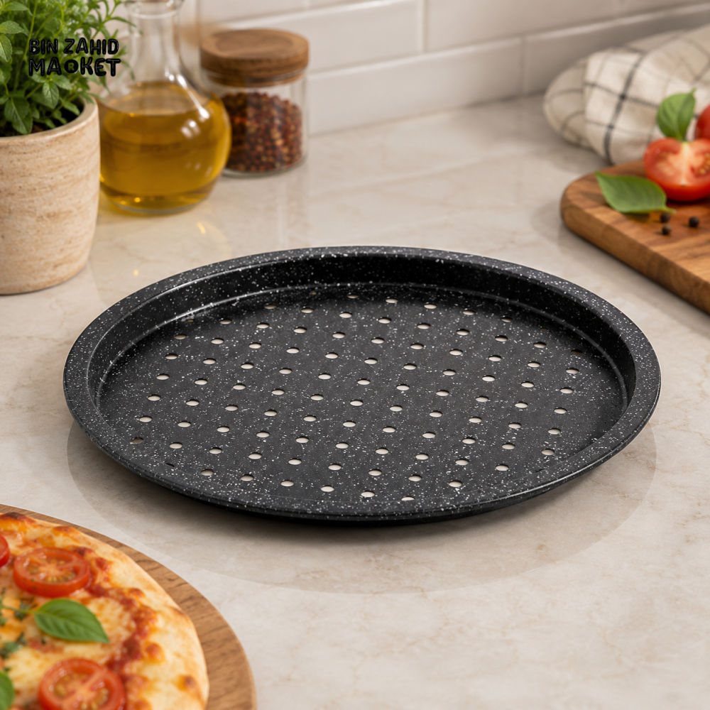 PRESTIGE NON-STICK ROUND PIZZA CRISPER PAN - 30 CM