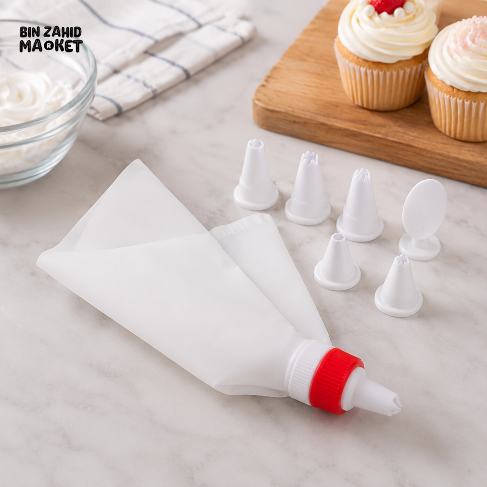 PRESTIGE REUSABLE CAKE ICING PIPING BAG SET - 9657