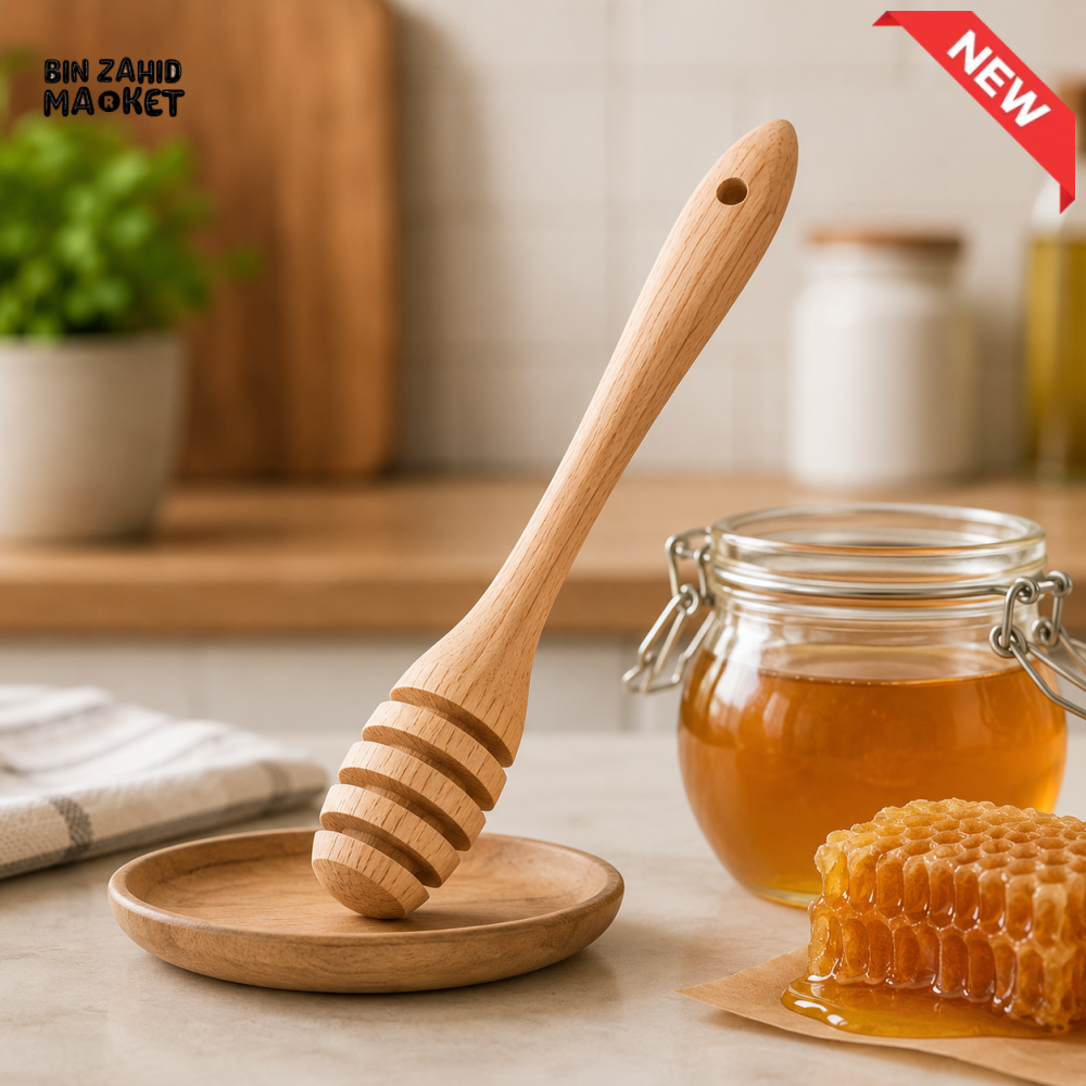 PRESTIGE WOODEN HONEY DIPPER