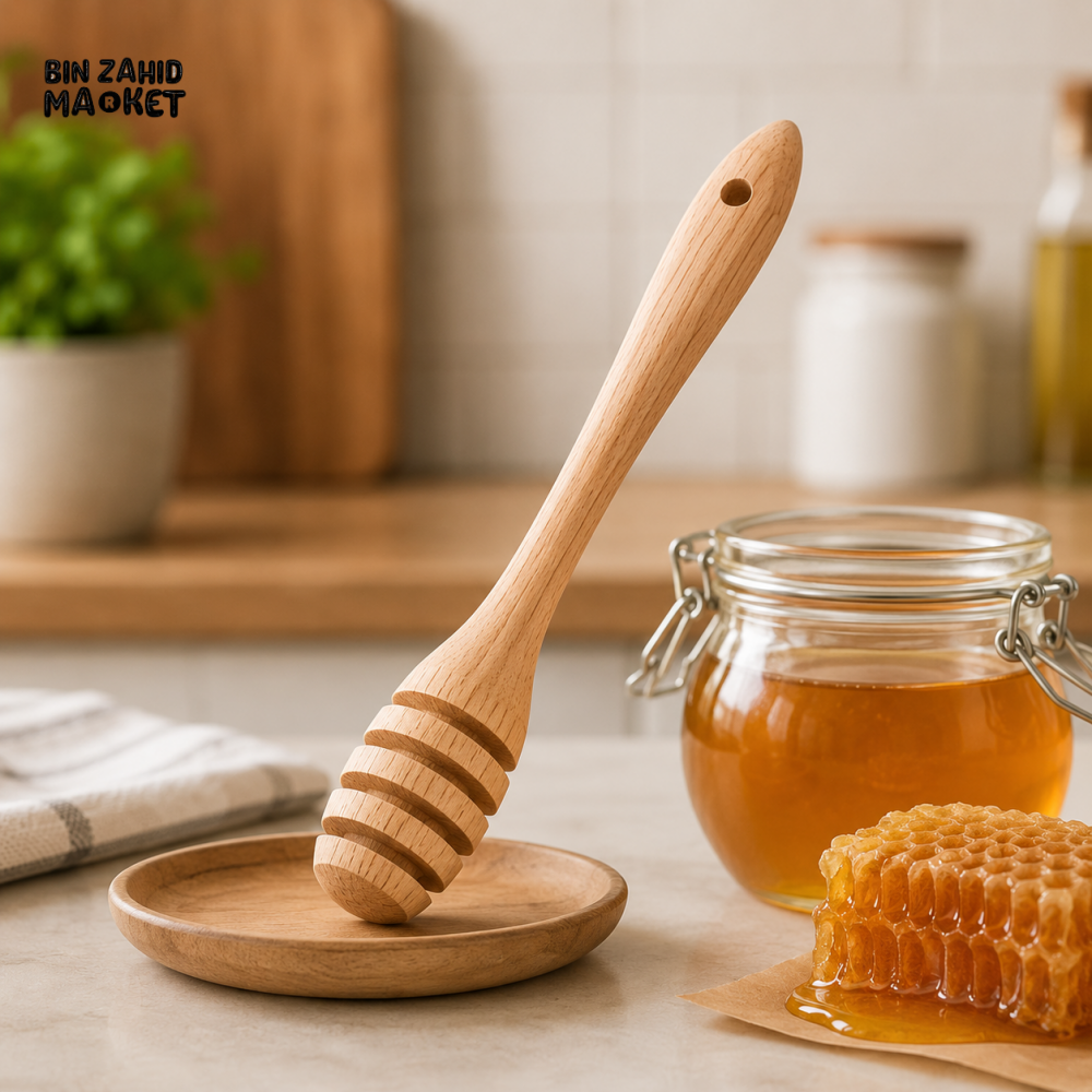 PRESTIGE WOODEN HONEY DIPPER