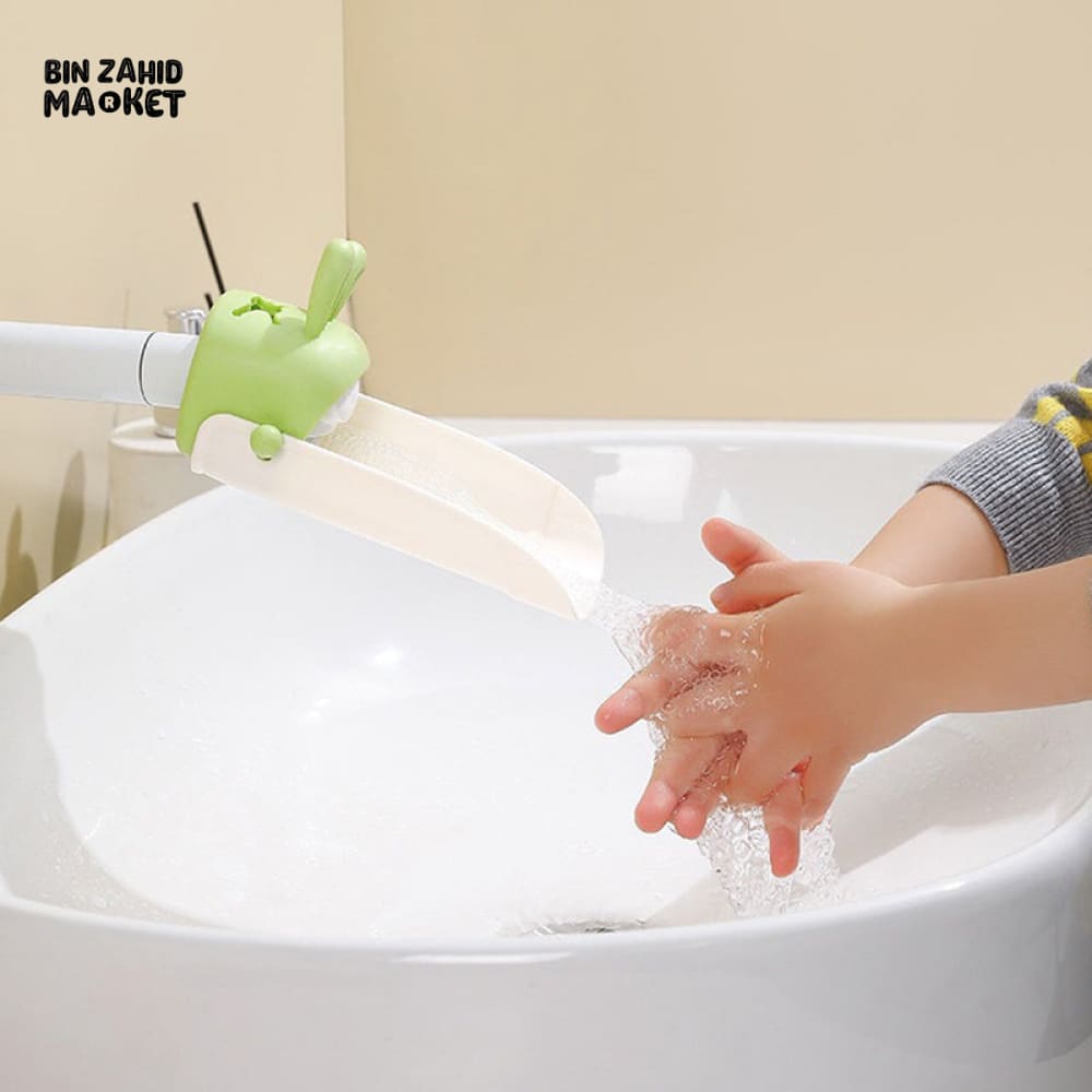 RABBIT TAP EXTENDER – BATHROOM & KITCHEN SINK ACCESSORY FOR EASY WASHING