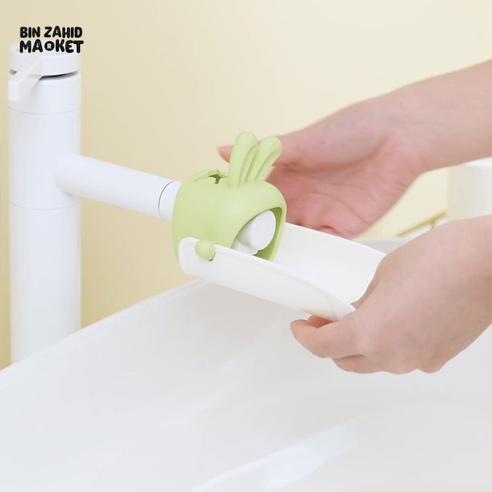 RABBIT TAP EXTENDER – BATHROOM & KITCHEN SINK ACCESSORY FOR EASY WASHING