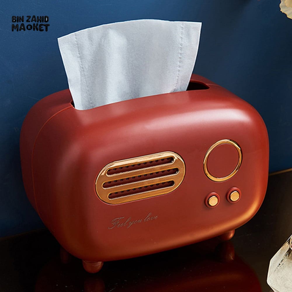 RADIO TISSUE BOX