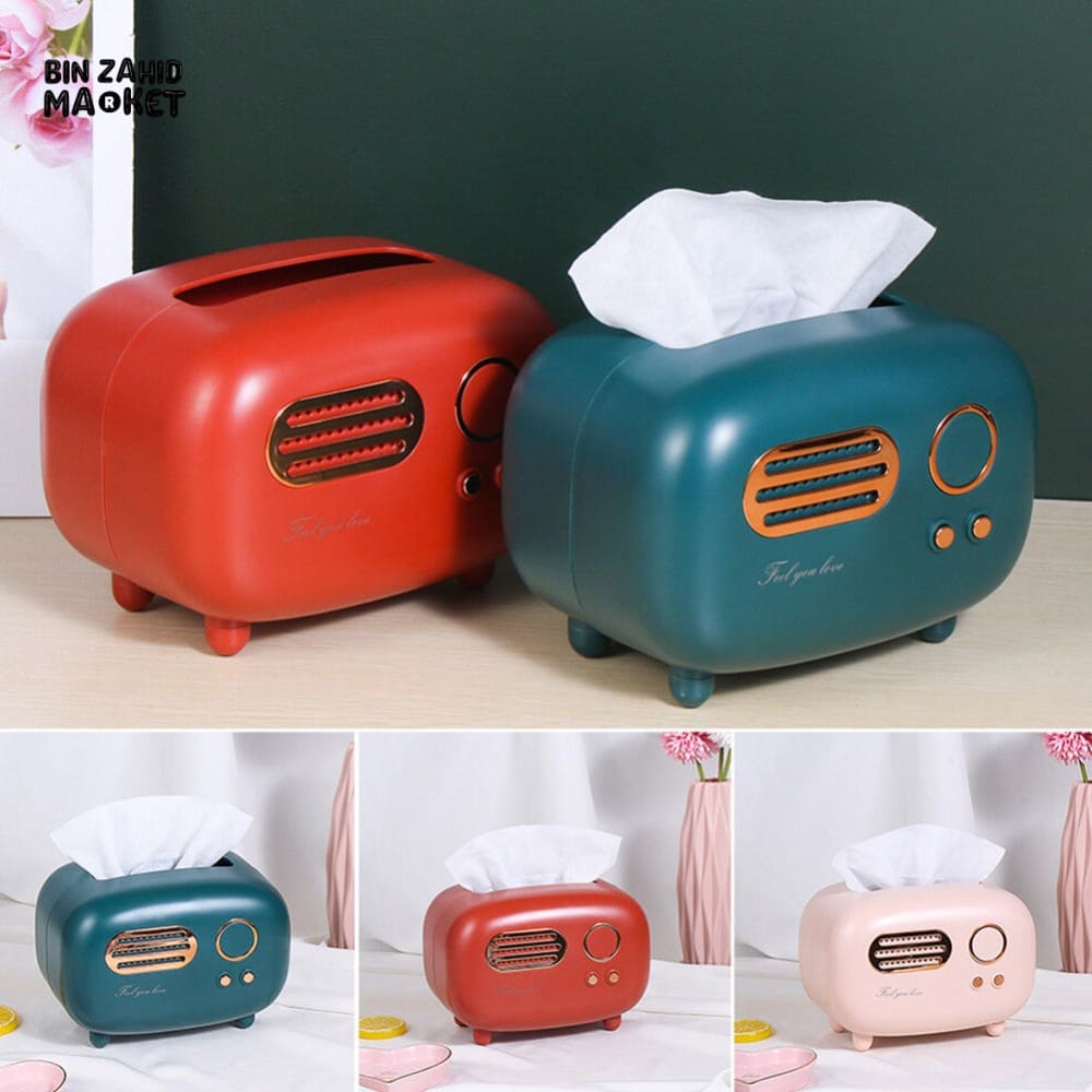 RADIO TISSUE BOX