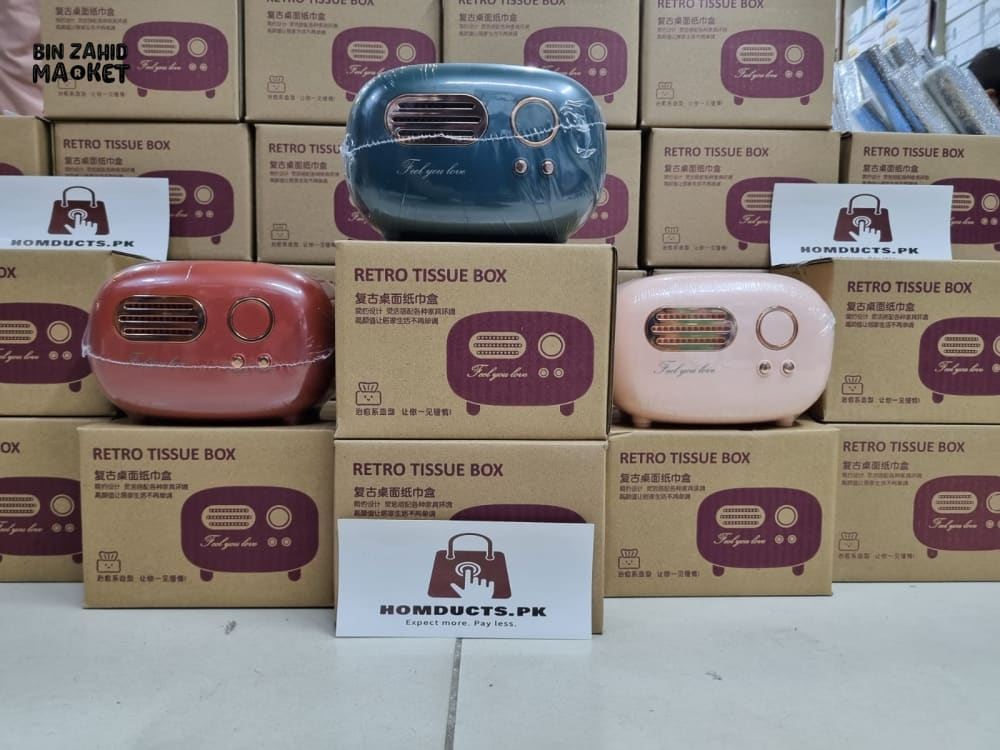 RADIO TISSUE BOX