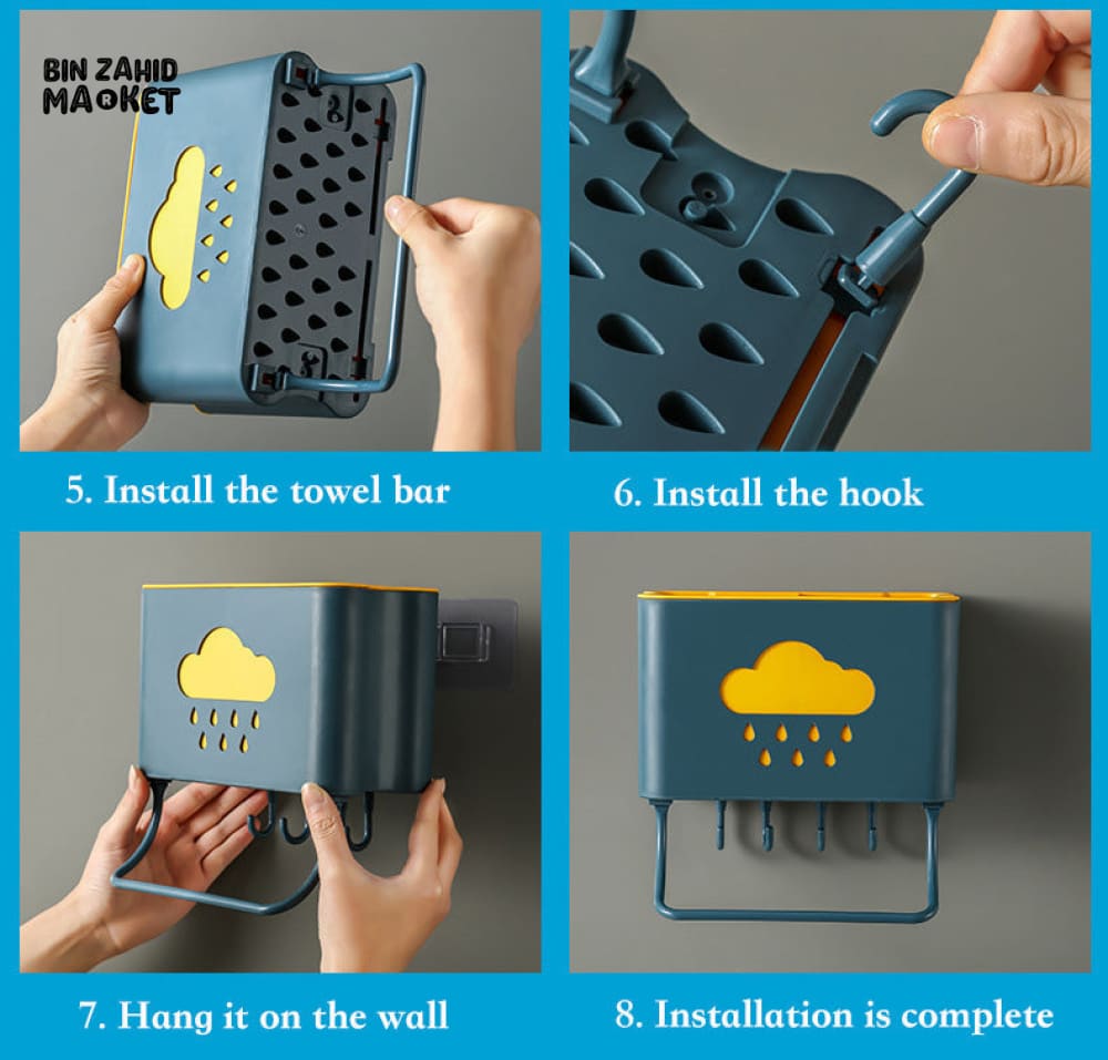 RAIN DROP CUTLERY HOLDER