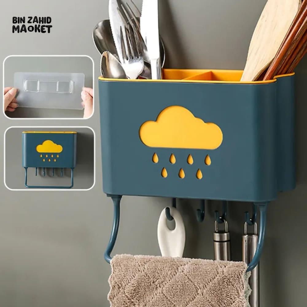RAIN DROP CUTLERY HOLDER