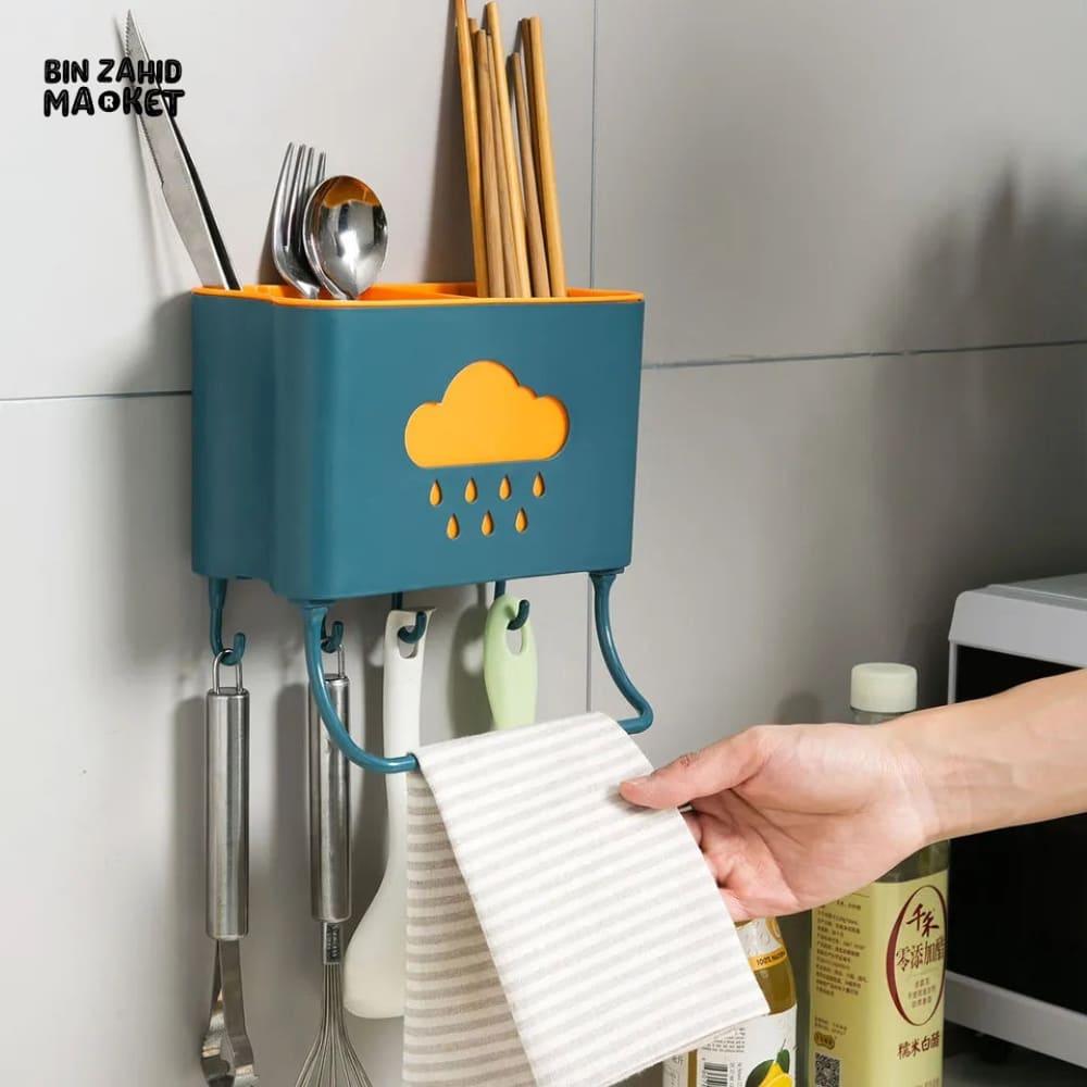RAIN DROP CUTLERY HOLDER