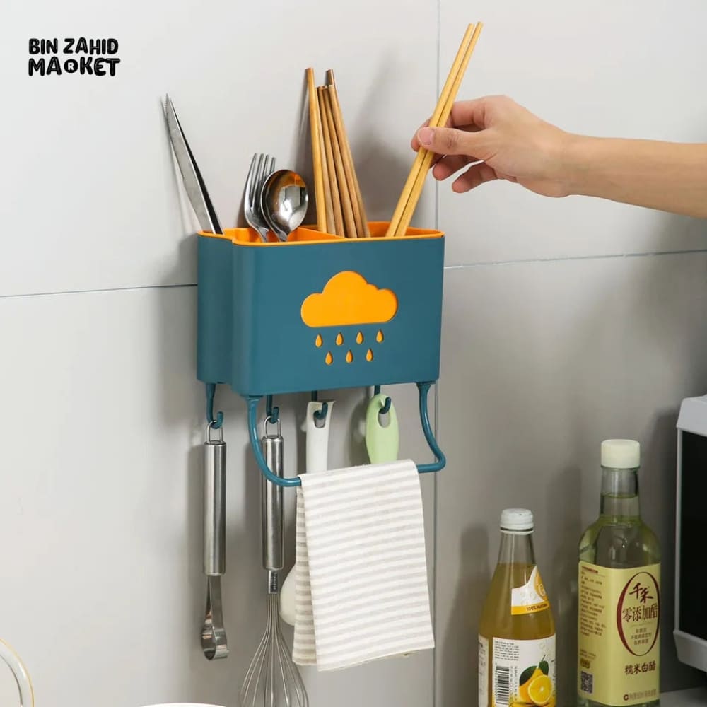 RAIN DROP CUTLERY HOLDER