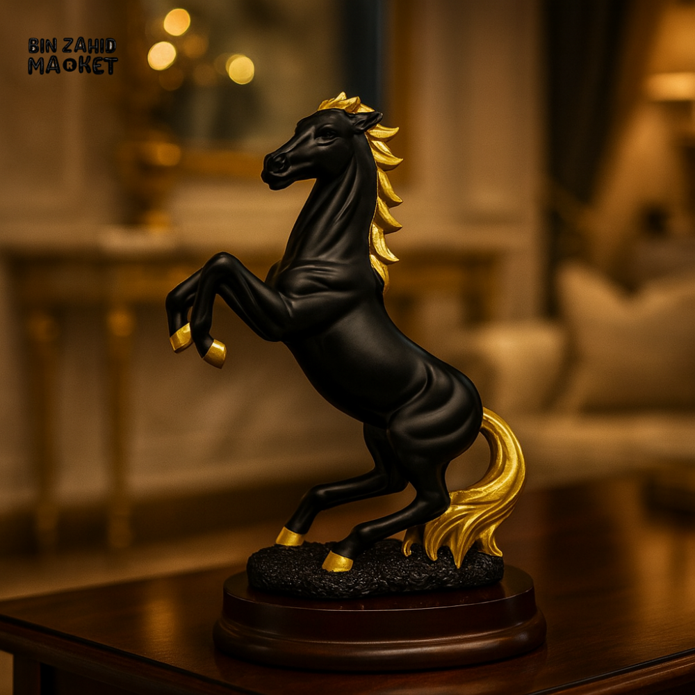 REARING HORSE FIGURE – LUXURY HOME DECOR MATTE FINISH MINI - 19–20 CM