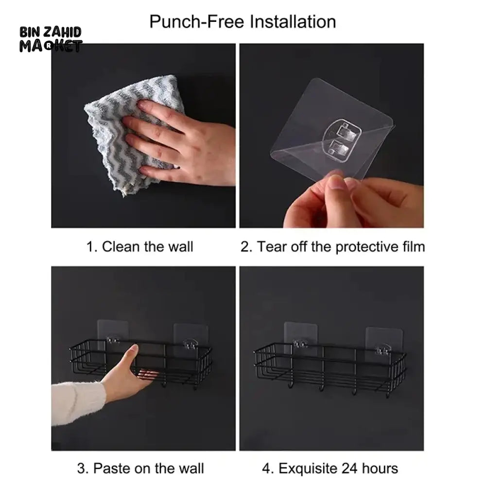 RECTANGLE METAL STAND WITH HOOKS