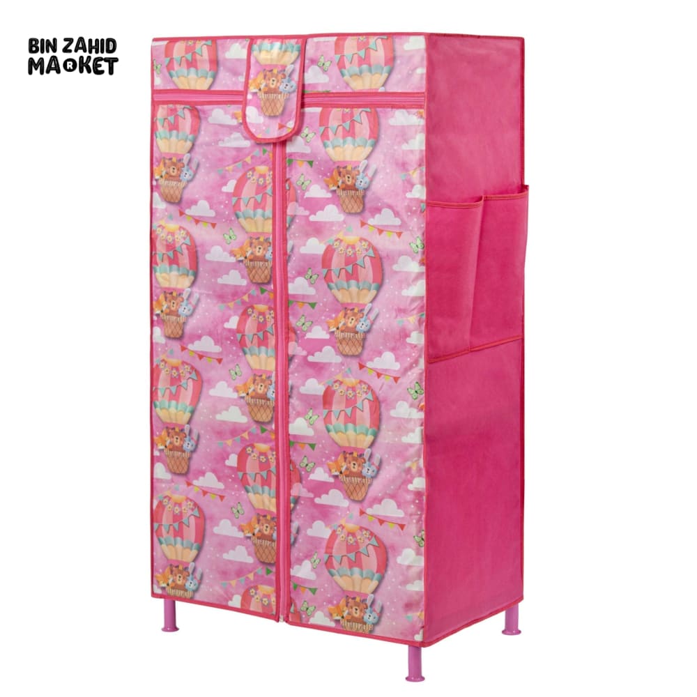 RED CAMEL TODDLER FOLDABLE WARDROBE – SMART & SPACE-SAVING DESIGN - PINK