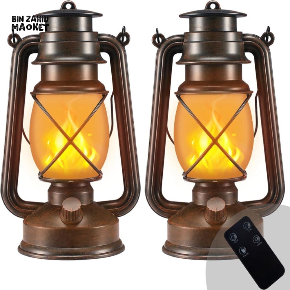 RETRO PORTABLE LED LANTERN – RECHARGEABLE CAMPING & DECORATIVE LIGHT
