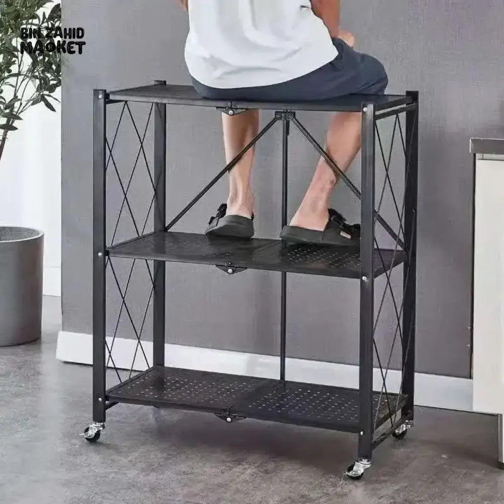 FOLDABLE KITCHEN TROLLEY