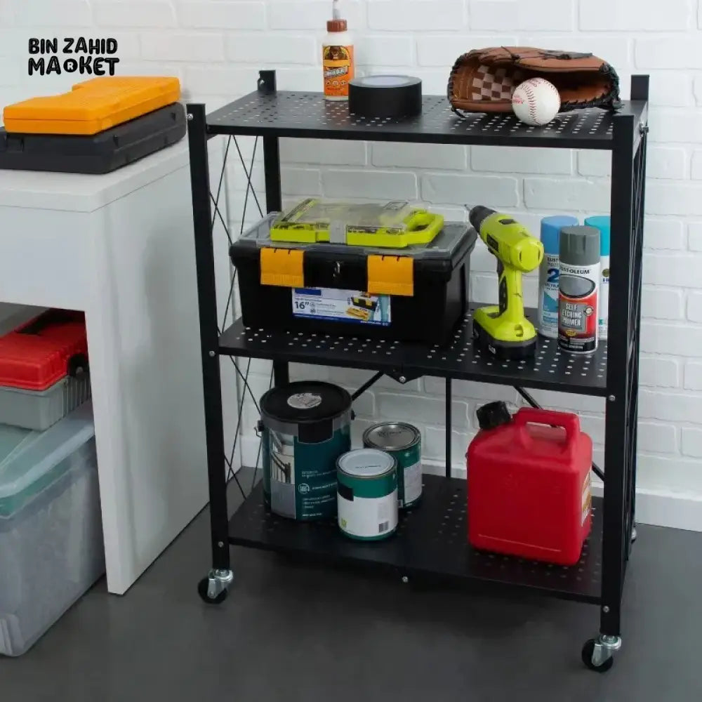 FOLDABLE KITCHEN TROLLEY